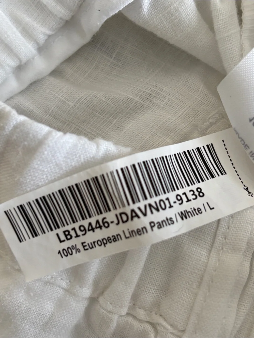 Quince 100% European Linen Pants White Large